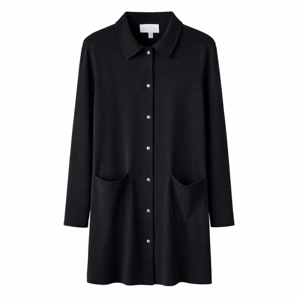 Carolina Belle Jackets & Blazers - Carolina Bell Black Shirt Jacket